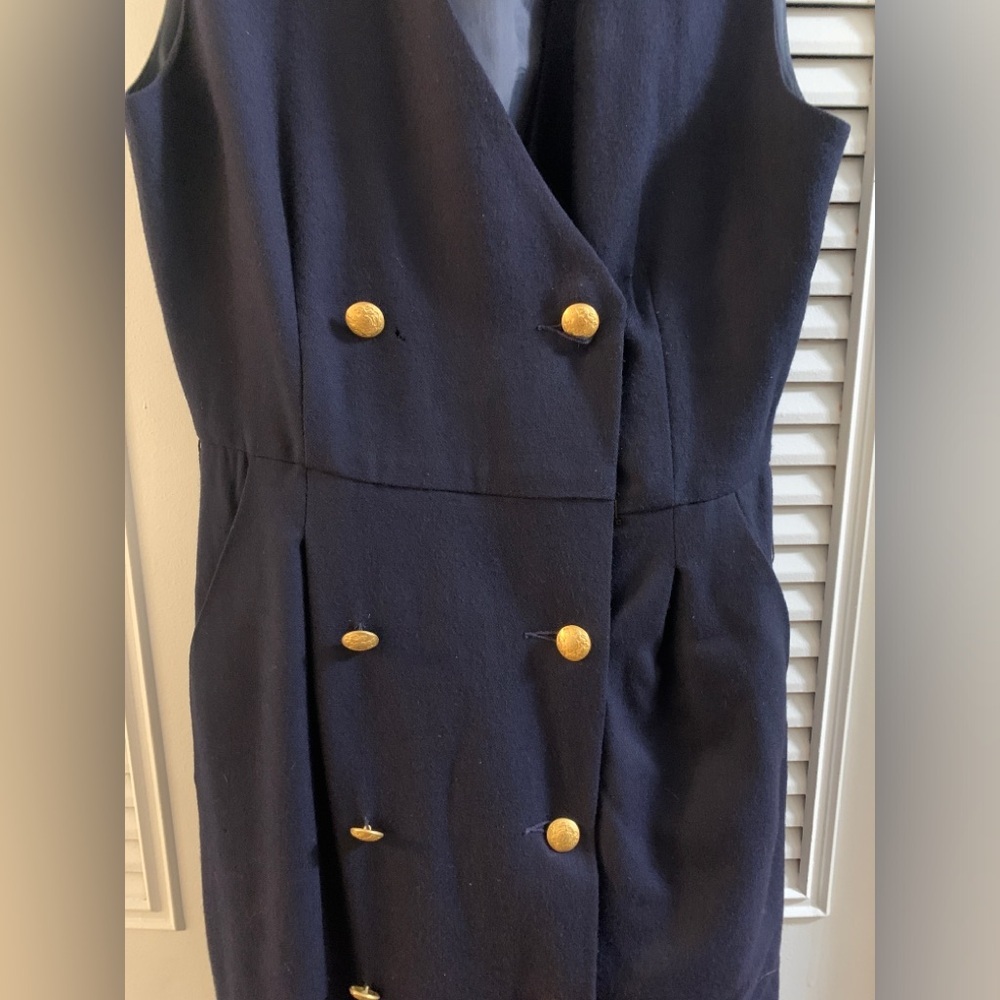 Vintage Brooks Brothers Belted Wool Dress - Picture 13 of 15